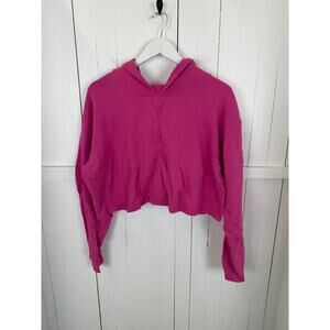 Lululemon Women's Pink Cotton Pullover Sweatshirt Size 18